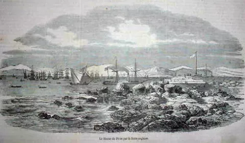 1850 : blocus du port du Pirée par les flotes française et anglaise