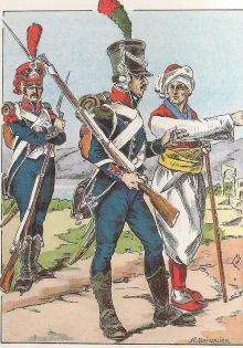 Chasseurs d'Orient à Corfou en 1809