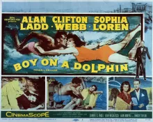 Affiche du film &amp;quot;Boy on a dolphin&amp;quot;