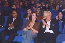 Christian Karembeu, Katerina Didaskalou et l'Ambassadeur de France en Grèce, Bruno Delaye