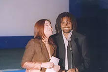 Katerina Didaskalou avec Christian Karembeu