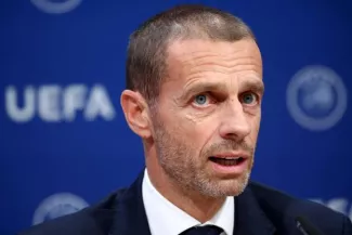 Aleksander Ceferin et l'UEFA souhaitent redynamiser le football en Grèce. (Denis Balibouse/Reuters)


