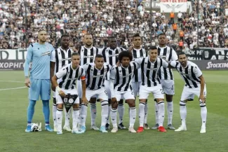 Les joueurs du PAOK. (M. Van Steen/ANP Sport/Presse Sports)


