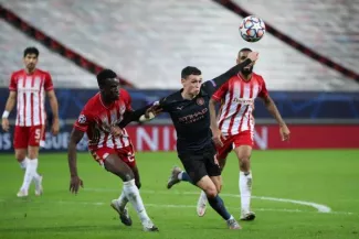 Phil Foden, auteur du but de City, a permis à son équipe de se qualifier en huitièmes de finale. (Reuters)


