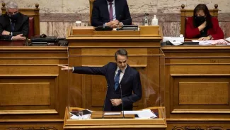 Kyriakos Mitsotakis, le premier ministre grec. ALKIS KONSTANTINIDIS / REUTERS


