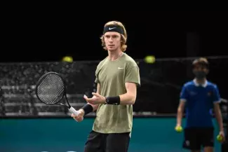 Andrey Rublev visera un huitième titre ce dimanche à Rotterdam. (P. Lahalle/L'Équipe)


