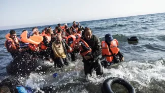 Selon la Turquie, au moins 7 migrants ont été jetés à la mer. (Photo d'illustration) ACHILLEAS ZAVALLIS / AFP


