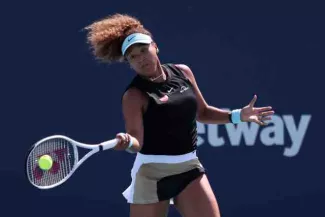 La série de victoires de Naomi Osaka s'arrête à 23. (Geoff Burke/Usa today sports)


