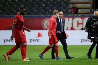 Les joueurs de Roberto Martinez disputeront un match amical contre la Grèce, le 3 juin. (V. van Doornick/Presse Sports)


