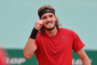 Stefanos Tsitsipas va disputer sa troisième finale en Masters 1000. (N. Luttiau/L'Équipe)


