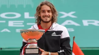 Stefanos Tsitsipas, vainqueur de son premier Masters 1000 dimanche à Monte-Carlo. Panoramic


