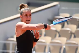 Maria Sakkari est dans le dernier carré d'un Grand Chelem pour la première fois de sa carrière. (P. Lahalle/L'Équipe)


