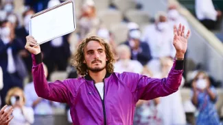 Stefanos Tsitsipas à la hauteur de sa première finale en Grand Chelem. Panoramic


