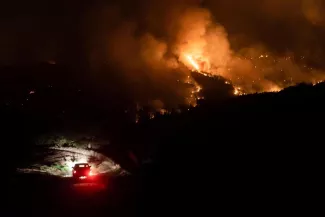 Gigantesque incendie: Un feu de forêt fait quatre morts sur l’île de Chypre.