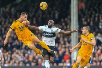 Aboubakar Kamara, ici sous le maillot de Fulham en 2018. (S. O'Sullivan/EXPA//Presse Sports)


