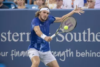 Stefanos Tsitsipas au coeur de la polémique. (Susan Mullane/Usa today sports)


