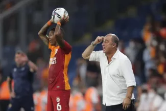 Galatasaray est qualifié pour le prochain tour de la Ligue Europa. (KEMAL ASLAN/Reuters)


