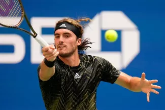 Stefanos Tsitsipas à l'US Open. (R. Deutsch/USA Today Sport/Presse Sports)


