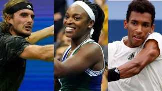 Stefanos Tsitsipas, Sloane Stephens, Felix Auger-Aliassime, qualifiés pour le 3e tour de l'US Open. Panoramic, USA Today.


