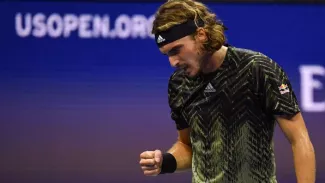 Tsitsipas, une qualification et des sifflets pour accompagner une nouvelle pause. AFP


