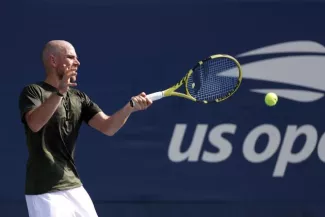 US Open (H) - Adrian Mannarino sur les pauses de Stefanos Tsitsipas : « C'est parfois antisportif » Adrian Mannarino a l'US Open 2021 (Jerry Lai/USA Today Sports/Presse Sports)