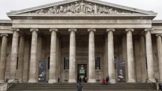 La Grèce et l'Angleterre continuent de se livrer un bras de fer concernant les marbres du Parthénon exposés au British Museum. Findler Rick/PA Photos/ABACA


