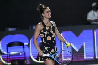 Maria Sakkari à Guadalajara. (H. Romero/Reuters)


