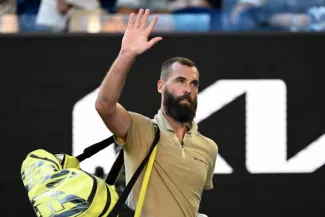 Benoît Paire a quitte l'Open d'Australie samedi, battu par Stefanos Tsitsipas.