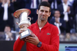 87e titre en carrière pour Novak Djokovic. (G. Mangiapane/Reuters)


