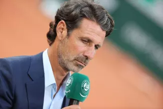 Patrick Mouratoglou. (N. Luttiau/L'Équipe)


