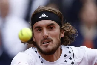 Stefanos Tsitsipas (Y. Herman/Reuters)


