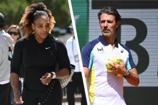 Serena Williams et Patrick Mouratoglou tracent désormais leur route chacun de leur côté. (L'Équipe)


