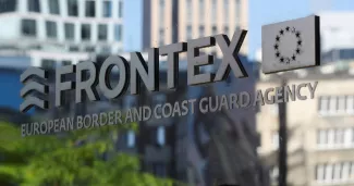 Le QG de Frontex à Varsovie en Pologne, le 8 septembre 2021.


