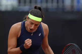 Caroline Garcia a fait craquer la Grecque Maria Sakkari. (K. Pempel/Reuters)


