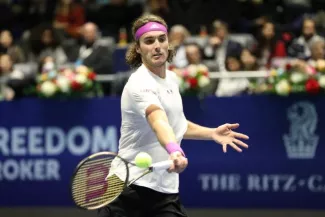 Nouvelle finale pour Stefanos Tsitsipas. (P. Mikheyev/Reuters)


