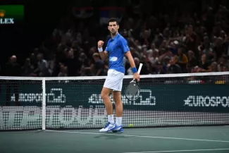 Novak Djokovic est en finale. (P. Lahalle/L'Équipe)


