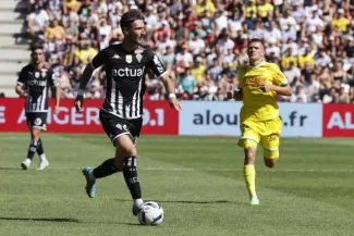 Marin Jakolis n'a disputé qu'un bout de match (27 minutes) avec Angers cette saison. (R. Perrocheau/L'Équipe)


