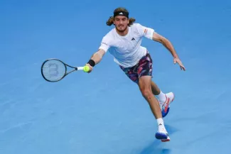 Stefanos Tsitsipas a rendez-vous avec Jiri Lehecka en quarts de finale. (Mike Frey/USA Today Sports/Presse Sports)


