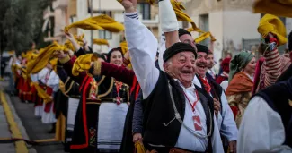 Cérémonie d'ouverture d'Eleusis, capitale européenne de la Cuture, le 4 février.


