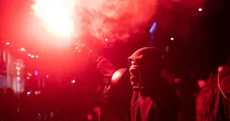 Manifestation à Thessalonique, 4 mars 2023. — © IMAGO/Thanasis Elmazis


