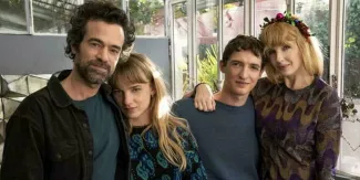 Romain Duris, Megan Northam, Aliocha Schneider et Kelly Reilly. © © Jérôme Plon


