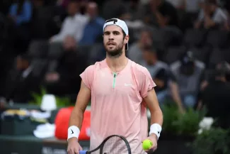 Karen Khachanov, qualifié en quart du Masters de Miami. (A. Réau/L'Équipe)


