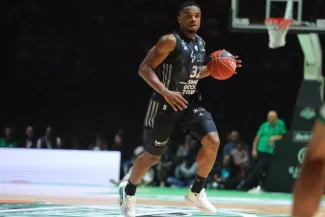 Retin Obasohan, arrière de l'Asvel. (S. Boué/L'Équipe)


