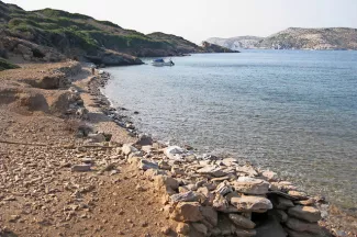 L'île de Stroggilo, dans le Dodécanèse, a été vendue à Johnny Depp. Image: DR


