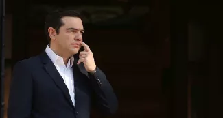 Schengen?: l'ultimatum fait à la Grèce Alexis Tsipras va employer la deuxième année de son mandat comme Premier ministre, à ne pas être mis au ban de l'espace Schengen. - Petros Giannakouris/AP/SIPA