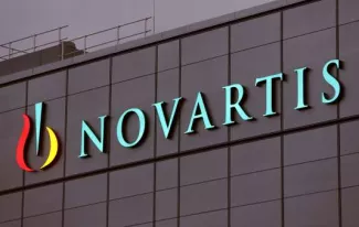 L'enseigne d'une usine Novartis en Suisse.


