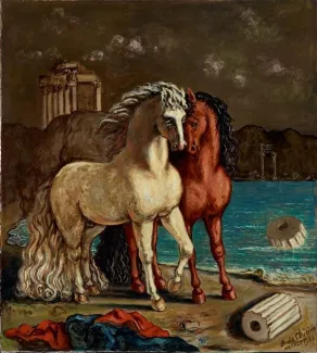 Les chevaux d'Achille, de Giorgio de Chirico