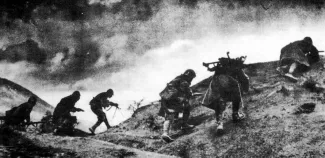 Soldats grecs sur le front italo-grec en 1940 (photo: L. Akermanidis)