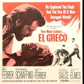 Affiche de El Greco, film de Luciano Salce, 1966