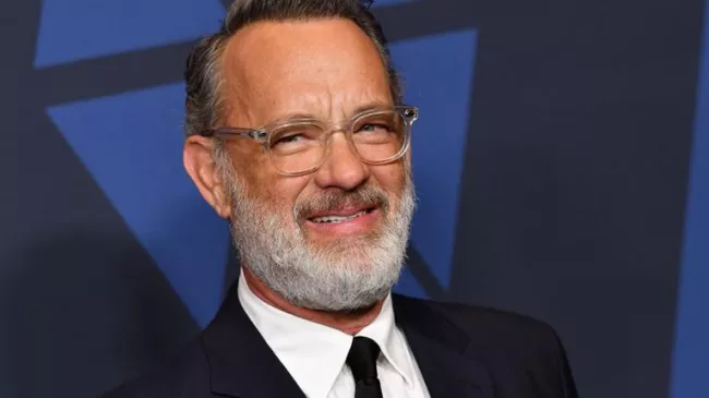 L'acteur américain Tom Hanks est marié à Rita Wilson, actrice, chanteuse et productrice d'origine grecque. CHRIS DELMAS / AFP


